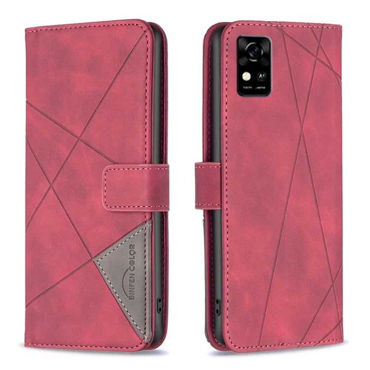 BF05 Custodia per telefono in pelle con struttura a rombo con fibbia magnetica, For Infinix Hot 11 Play/Hot 10 Play, For Google Pixel 7 Pro 5G, For ZTE Blade  A31