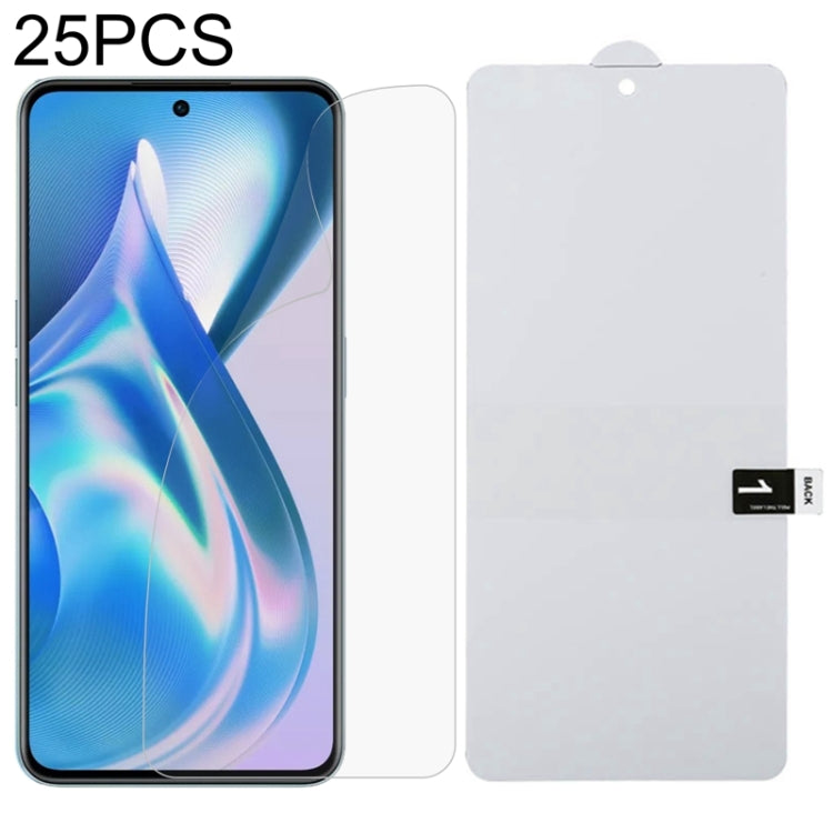 25 PCS Full Screen Protector Pellicola idrogel antideflagrante, For Huawei nova Y70 (25 PCS), For OnePlus Ace(25 PCS)