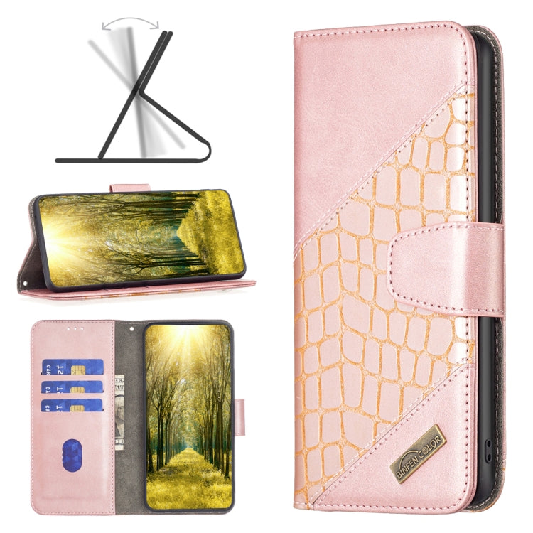 Custodia per telefono in pelle PU con texture coccodrillo abbinata, For Nokia G11 / G21