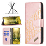 Custodia per telefono in pelle PU con texture coccodrillo abbinata, For Nokia G11 / G21