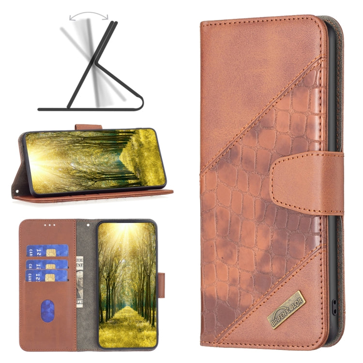 Custodia per telefono in pelle PU con texture coccodrillo abbinata, For Nokia G11 / G21
