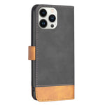 Custodia portafoglio in pelle per iPhone 13 Pro Max