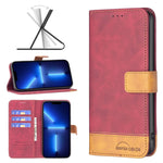 Custodia portafoglio in pelle per iPhone 13 Pro Max