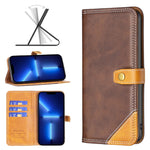 Custodia portafoglio in pelle per iPhone 13 Pro Max