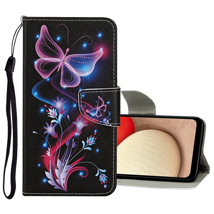 Custodia in pelle con motivo a disegno colorato, For Samsung Galaxy A03s EU Version, For Samsung Galaxy A12 5G