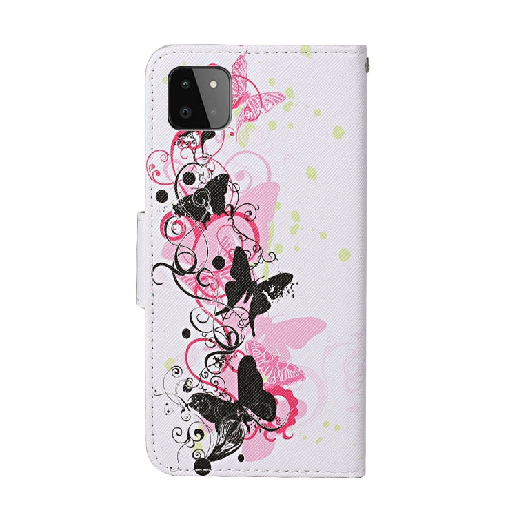 Custodia in pelle con motivo a disegno colorato, For Samsung Galaxy A22 5G, For Samsung Galaxy A32 4G
