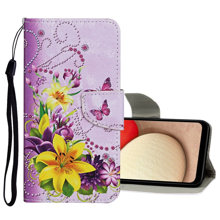 Custodia in pelle con motivo a disegno colorato, For Samsung Galaxy A22 5G, For Samsung Galaxy A32 4G