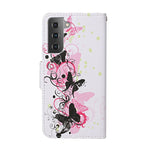 Custodia in pelle con motivo a disegno colorato, For Samsung Galaxy S22 5G, For Samsung Galaxy S22+ 5G