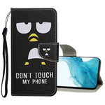 Custodia in pelle con motivo a disegno colorato, For Samsung Galaxy S22 5G, For Samsung Galaxy S22+ 5G