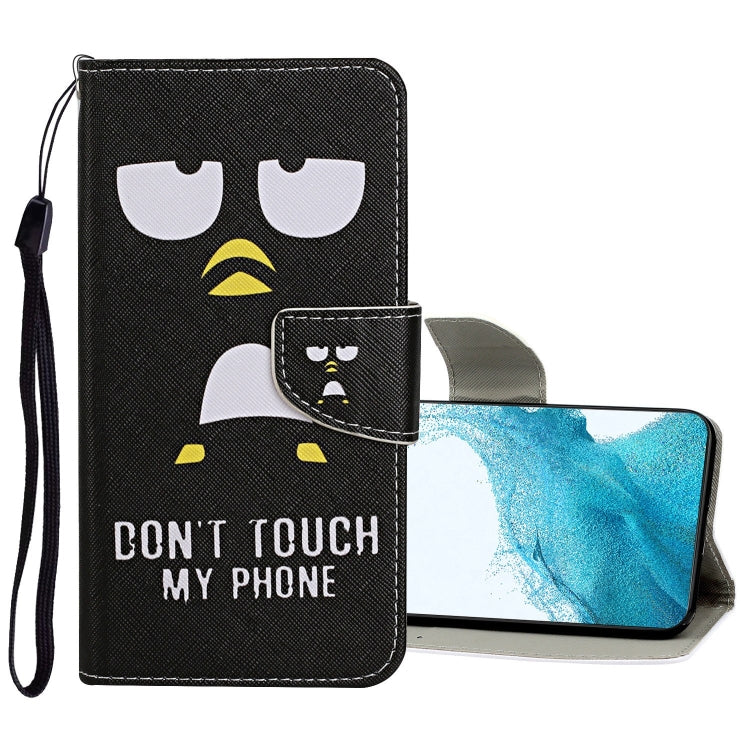 Custodia in pelle con motivo a disegno colorato, For Samsung Galaxy S22 5G, For Samsung Galaxy S22+ 5G