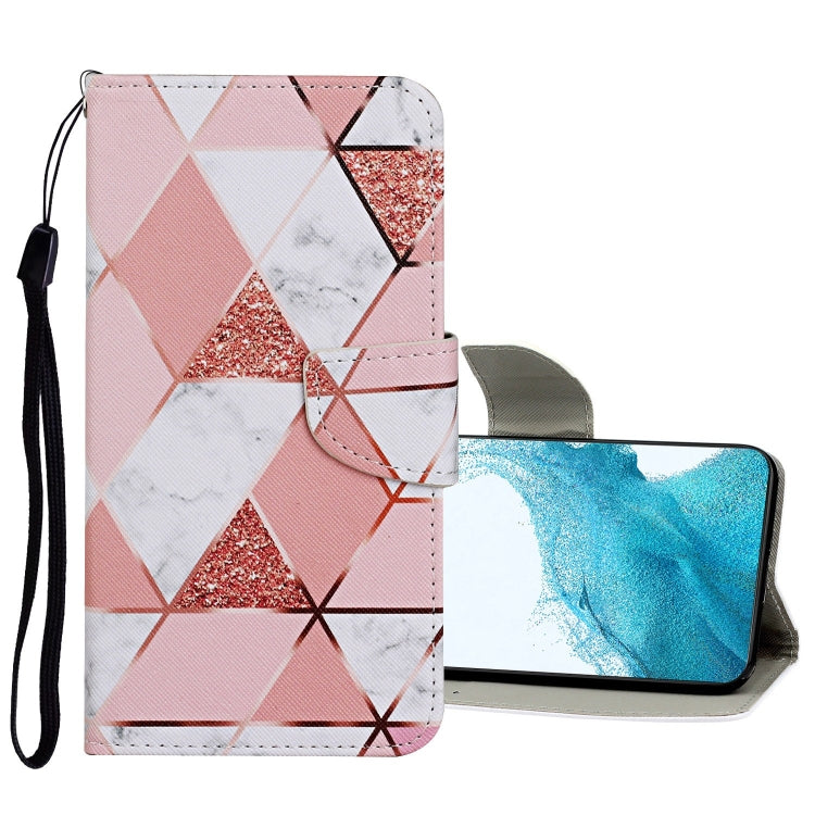 Custodia in pelle con motivo a disegno colorato, For Samsung Galaxy S22 5G, For Samsung Galaxy S22+ 5G