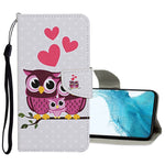 Custodia in pelle con motivo a disegno colorato, For Samsung Galaxy S22 5G, For Samsung Galaxy S22+ 5G