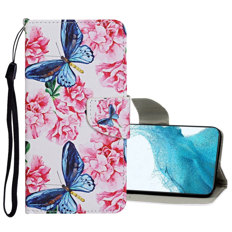 Custodia in pelle con motivo a disegno colorato, For Samsung Galaxy S22 5G, For Samsung Galaxy S22+ 5G