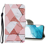 Custodia in pelle con motivo a disegno colorato, For Samsung Galaxy S22 5G, For Samsung Galaxy S22+ 5G