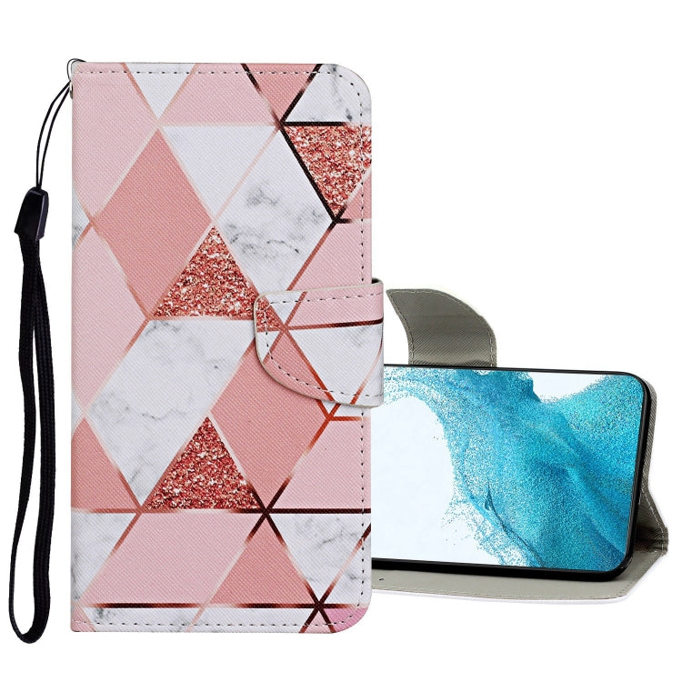 Custodia in pelle con motivo a disegno colorato, For Samsung Galaxy S22 5G, For Samsung Galaxy S22+ 5G