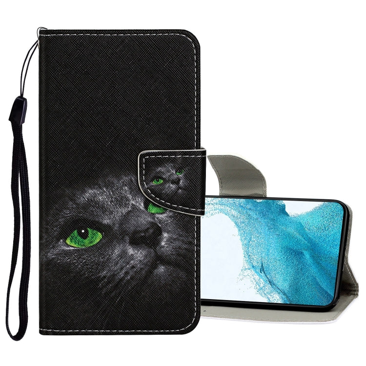 Custodia in pelle con motivo a disegno colorato, For Samsung Galaxy S22 5G, For Samsung Galaxy S22+ 5G