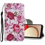 Custodia in pelle con motivo a disegno colorato, For Samsung Galaxy S22 Ultra 5G