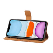 Custodia per cellulare in pelle con motivo goffrato stile etnico, For iPhone 13 mini