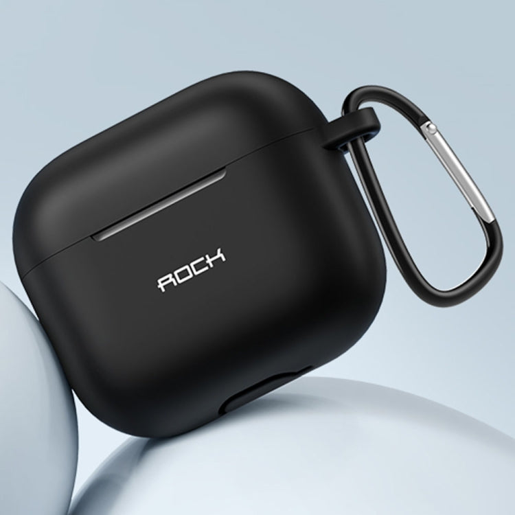 Custodia protettiva per auricolari in silicone ROCK RPC3013 con gancio per AirPods 3