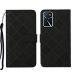 Custodia per cellulare in pelle con motivo goffrato stile etnico, For OPPO A16, For OPPO A94 5G, For OPPO Realme C20 / C21