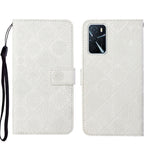 Custodia per cellulare in pelle con motivo goffrato stile etnico, For OPPO A16, For OPPO A94 5G, For OPPO Realme C20 / C21