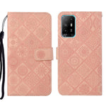 Custodia per cellulare in pelle con motivo goffrato stile etnico, For OPPO A16, For OPPO A94 5G, For OPPO Realme C20 / C21
