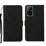 Custodia per cellulare in pelle con motivo goffrato stile etnico, For OPPO A16, For OPPO A94 5G, For OPPO Realme C20 / C21
