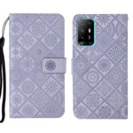 Custodia per cellulare in pelle con motivo goffrato stile etnico, For OPPO A16, For OPPO A94 5G, For OPPO Realme C20 / C21