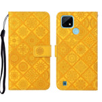 Custodia per cellulare in pelle con motivo goffrato stile etnico, For OPPO A16, For OPPO A94 5G, For OPPO Realme C20 / C21