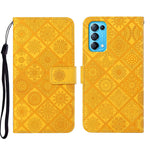 Custodia per cellulare in pelle con motivo goffrato stile etnico, For OPPO Reno5 5G, For OPPO Reno5 Pro 5G, For OPPO Reno6 5G