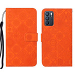 Custodia per cellulare in pelle con motivo goffrato stile etnico, For OPPO Reno5 5G, For OPPO Reno5 Pro 5G, For OPPO Reno6 5G