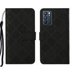 Custodia per cellulare in pelle con motivo goffrato stile etnico, For OPPO Reno5 5G, For OPPO Reno5 Pro 5G, For OPPO Reno6 5G