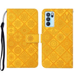 Custodia per cellulare in pelle con motivo goffrato stile etnico, For OPPO Reno6 Pro 5G, For OPPO Realme 8 4G, For OPPO Realme 8 5G