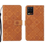 Custodia per cellulare in pelle con motivo goffrato stile etnico, For OPPO Reno6 Pro 5G, For OPPO Realme 8 4G, For OPPO Realme 8 5G