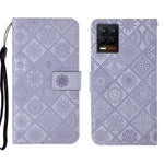Custodia per cellulare in pelle con motivo goffrato stile etnico, For OPPO Reno6 Pro 5G, For OPPO Realme 8 4G, For OPPO Realme 8 5G