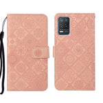 Custodia per cellulare in pelle con motivo goffrato stile etnico, For OPPO Reno6 Pro 5G, For OPPO Realme 8 4G, For OPPO Realme 8 5G
