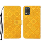 Custodia per cellulare in pelle con motivo goffrato stile etnico, For OPPO Reno6 Pro 5G, For OPPO Realme 8 4G, For OPPO Realme 8 5G