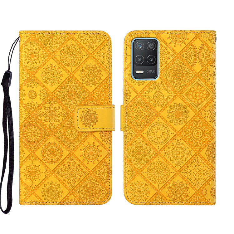 Custodia per cellulare in pelle con motivo goffrato stile etnico, For OPPO Reno6 Pro 5G, For OPPO Realme 8 4G, For OPPO Realme 8 5G