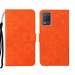 Custodia per cellulare in pelle con motivo goffrato stile etnico, For OPPO Reno6 Pro 5G, For OPPO Realme 8 4G, For OPPO Realme 8 5G