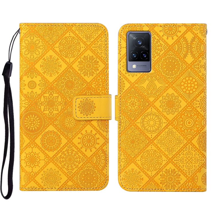 Custodia per cellulare in pelle con motivo goffrato stile etnico, For vivo V21, For vivo V21e 4G, For vivo V21e 5G