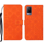 Custodia per cellulare in pelle con motivo goffrato stile etnico, For vivo V21, For vivo V21e 4G, For vivo V21e 5G