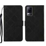 Custodia per cellulare in pelle con motivo goffrato stile etnico, For vivo V21, For vivo V21e 4G, For vivo V21e 5G