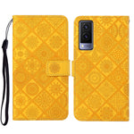 Custodia per cellulare in pelle con motivo goffrato stile etnico, For vivo V21, For vivo V21e 4G, For vivo V21e 5G