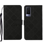Custodia per cellulare in pelle con motivo goffrato stile etnico, For vivo V21, For vivo V21e 4G, For vivo V21e 5G