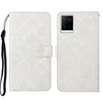 Custodia per cellulare in pelle con motivo goffrato stile etnico, For vivo Y51 2020, For vivo Y21