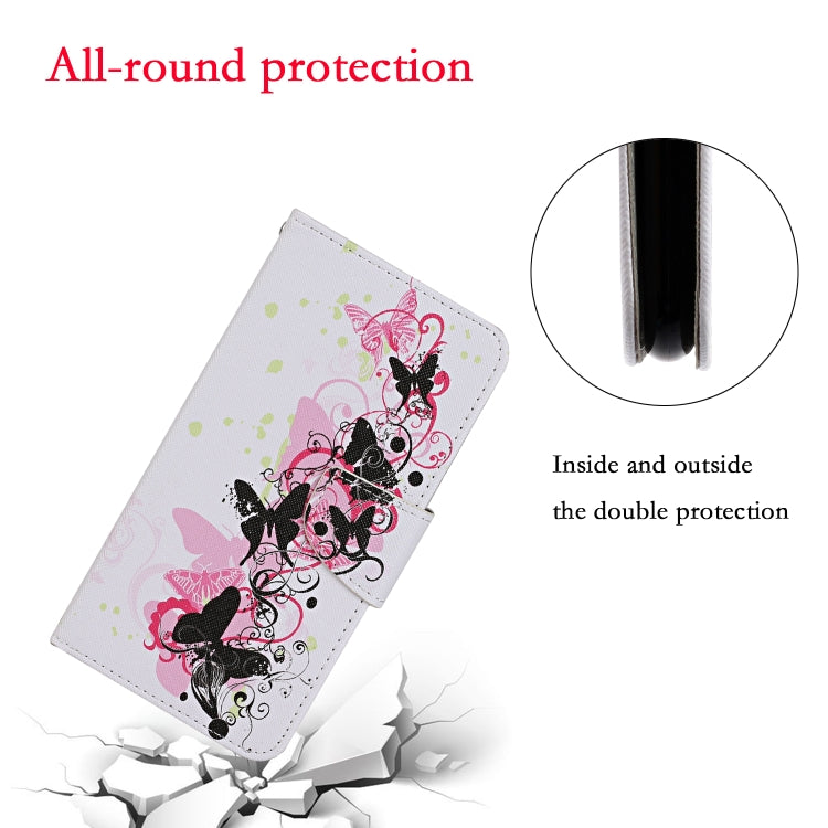 Custodia in pelle con motivo a disegno colorato, For Xiaomi Redmi Note 11 China, For Xiaomi Redmi Note 11 Pro China