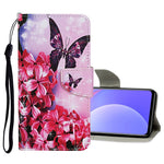 Custodia in pelle con motivo a disegno colorato, For Xiaomi Redmi Note 11 China, For Xiaomi Redmi Note 11 Pro China