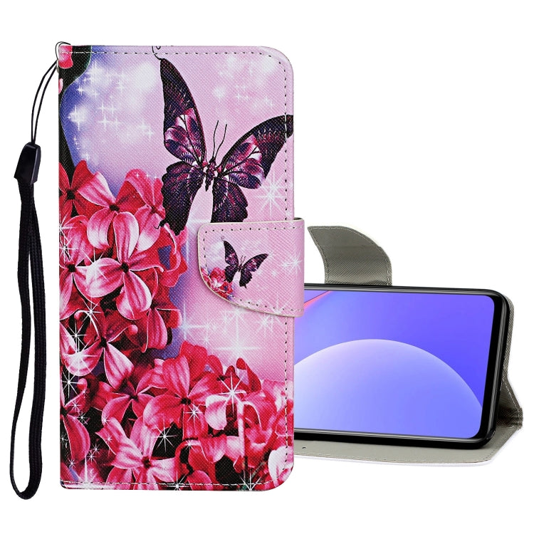 Custodia in pelle con motivo a disegno colorato, For Xiaomi Redmi Note 11 China, For Xiaomi Redmi Note 11 Pro China