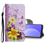 Custodia in pelle con motivo a disegno colorato, For Xiaomi Redmi Note 11 China, For Xiaomi Redmi Note 11 Pro China
