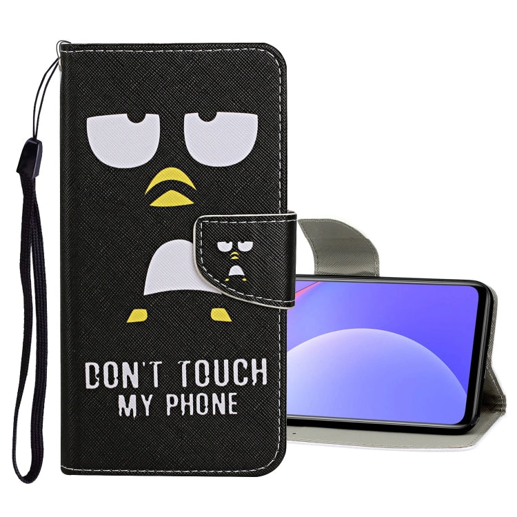 Custodia in pelle con motivo a disegno colorato, For Xiaomi Redmi Note 11 China, For Xiaomi Redmi Note 11 Pro China